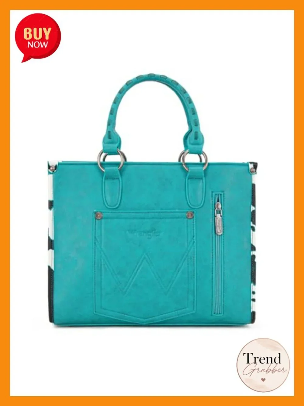 Vegan Leather Cow Print Tote Bag Satchel Handbag with Zip Pockets